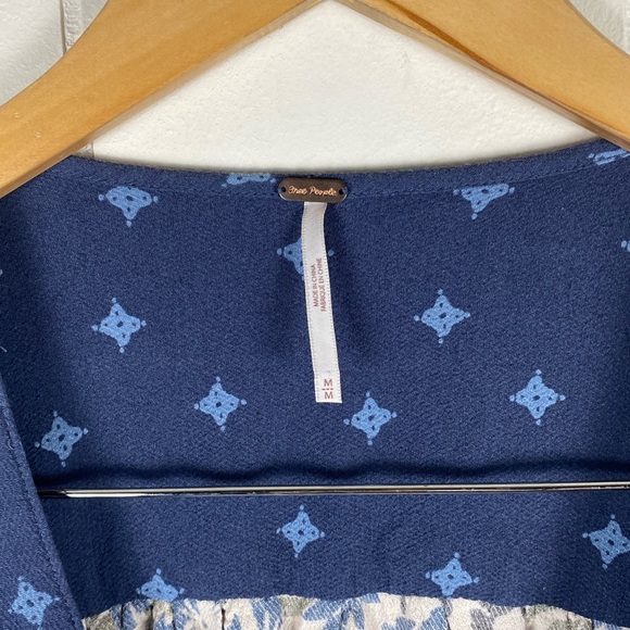 Free People Talulla Printed Mini Dress size Medium - Picture 7 of 8